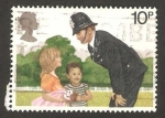 Stamps United Kingdom -  913 - 150 anivº de la policia metropolitana, agente de policia