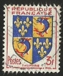 Sellos de Europa - Francia -  ESCUDOS PROVINCIAS  - DAUPHINE