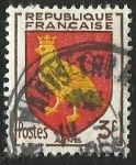 Sellos de Europa - Francia -  ESCUDOS PROVINCIAS  - AUNIS