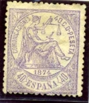 Stamps Spain -  Alegoria de la Justicia