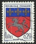 Sellos de Europa - Francia -  ESCUDOS PROVINCIAS  - SAINT- LO