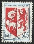 Sellos de Europa - Francia -  ESCUDOS PROVINCIAS  - AUCH