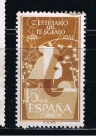 Stamps Spain -  España  Centenario del Telégrafo. 