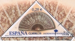 Stamps Spain -  España  Patrimonio Nacional. Abanicos. 