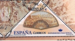 Stamps Spain -  España  Patrimonio Nacional. Abanicos. 
