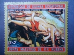 Sellos de Africa - Guinea -  Pintores: Pedro Pablo Rubens-¨Alegoria de la Paz y la Guerra¨(Fragmento)