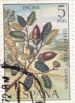 Stamps Spain -  FLORA- Encina    (y)