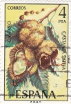 Sellos de Europa - Espaa -  FLORA- Castaño   (Y)