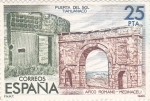 Stamps Spain -  Arco Romano de Medinacelli- Puerta del Sol Tihaunaco    (Y)