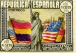 Stamps Spain -  150 Aniversario de la Constitucion de los EEUU
