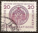 Stamps Germany -  500 años de la Universidad de Greifswald-DDR.
