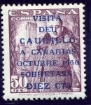 Stamps : Europe : Spain :  Visita del Caudillo a Canarias