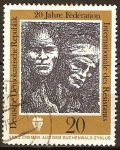 Stamps Germany -   20 años de la Federación Internacional de Resistentes-DDR.