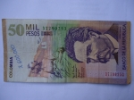 monedas del Mundo : America : Colombia :  Bco.de la Rep.Cincuenta Mil Pesos-Escrito:Jorge Isacs (Anverso)