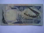 monedas del Mundo : America : Colombia :  El Banco de la República-Mil Pesos-Monumento:Los Heroes del Pantano de Vargas 1819-(reverso)