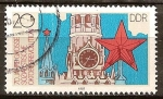 Stamps Germany -  70 años Gran Revolución Socialista de Octubre-DDR.