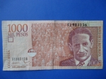 monedas del Mundo : America : Colombia :  Banco de la República Un Mil Pesos (oro)-El Caudillo Liberal Dr.Jorge Eliécer Gaitán (anverso)