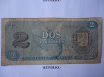 monedas de America - Venezuela -  Rep.Bolivariana de V/zuela- Dos Bolívares- Efinges y el Número Dos (reverso)