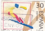 Stamps Spain -  Esquí (Y)