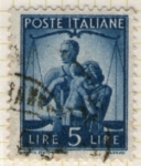 Stamps Italy -  16 Ilustración