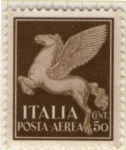 Stamps Italy -  32 Caballo alado
