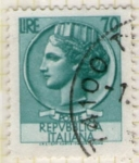 Stamps : Europe : Italy :  34 Ilustración