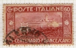 Stamps Italy -  65 Centenario franciscano