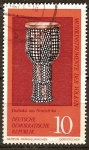 Stamps Germany -   Los instrumentos musicales de los pueblos.Darbuka del norte de África(DDR).