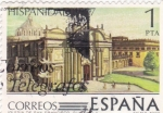 Stamps Spain -  HISPANIDAD-1977  Iglesia de San Francisco Guatelama   (Y) 