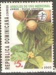 Stamps Dominican Republic -  GENIPA  AMERICANA  PLANTA  MEDICINAL