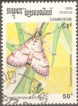 Stamps Cambodia -  CNAPHALOCROSIS  MEDINALIS