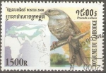 Stamps Cambodia -  PRUNELLA  COLLARIS