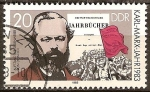 Stamps Germany -   Karl Marx 1983-DDR.