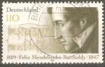 Stamps Germany -  FELIX  MENDELSSOHN  BARTHOLDY