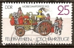 Sellos de Europa - Alemania -   Los bomberos y camiones de bomberos, la inyección de vapor móvil,1903(DDR).