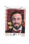 Sellos de Europa - Italia -  Luciano Pavarotti 