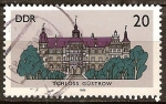 Stamps Germany -  Castillo de Güstrow-DDR.
