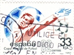 Stamps Spain -  Copa Mundial de Futbol España-82   (Y