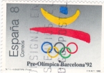 Sellos de Europa - Espa�a -  Pre-Olímpica Barcelona-92   (Y)