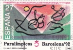 Sellos de Europa - Espa�a -  Paralímpicos Barcelona-92  (Y)
