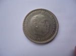 monedas de Europa - Espa�a -  Francisco Franco,caudillo de España x la G.de Dios(1957)