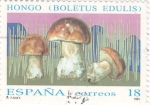 Sellos de Europa - Espa�a -  Micología- Boletus Edulis  (Y)  