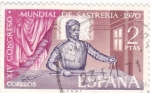 Stamps Spain -  XIV Congreso Mundial de Sastrería  (Y)