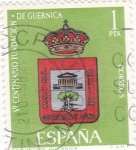Stamps Spain -  VI Centenario de la Fundación de Guernica- Escudo   (Y)