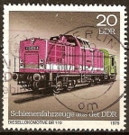 Stamps Germany -  Vehículos ferroviarios de la DDR.