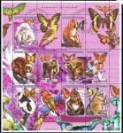Stamps Madagascar -  Animaux di Monde