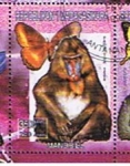 Stamps Madagascar -  Mandril