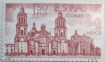 Stamps : Europe : Spain :  catedral de mejico