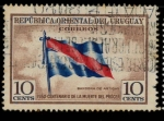 Stamps Uruguay -  bandera de Artigas