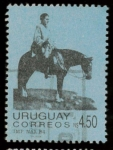 Sellos de America - Uruguay -  gaucho